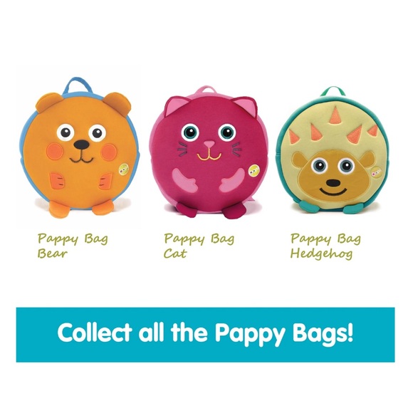 OOPS Soft Round Pappy Backpack🎒Bag for Children 👦🏻👧🏻  Bear 🐻 Character - Picture 7 of 12